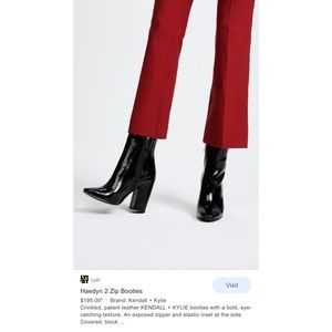 Kendall + Kylie HAEDYN 2 Zip Patent Boot
